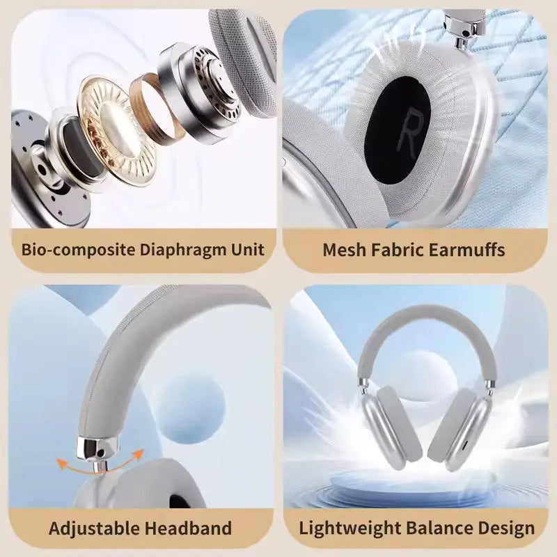 USA Shipping 2-5 Day USB-C Air Pro2 MAX 360 Head Tracking Noise Canceller Wireless Earbuds Airoha 4rd LED Earphones Headphones